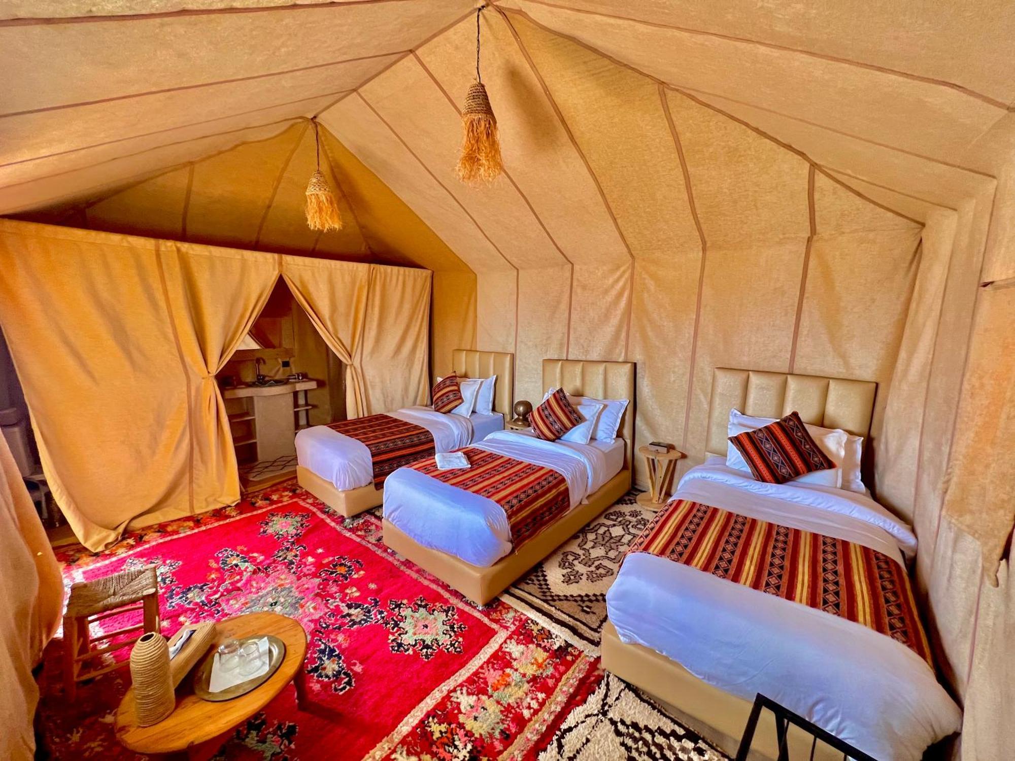 Desert Sahara Luxury Camp Merzouga Bagian luar foto