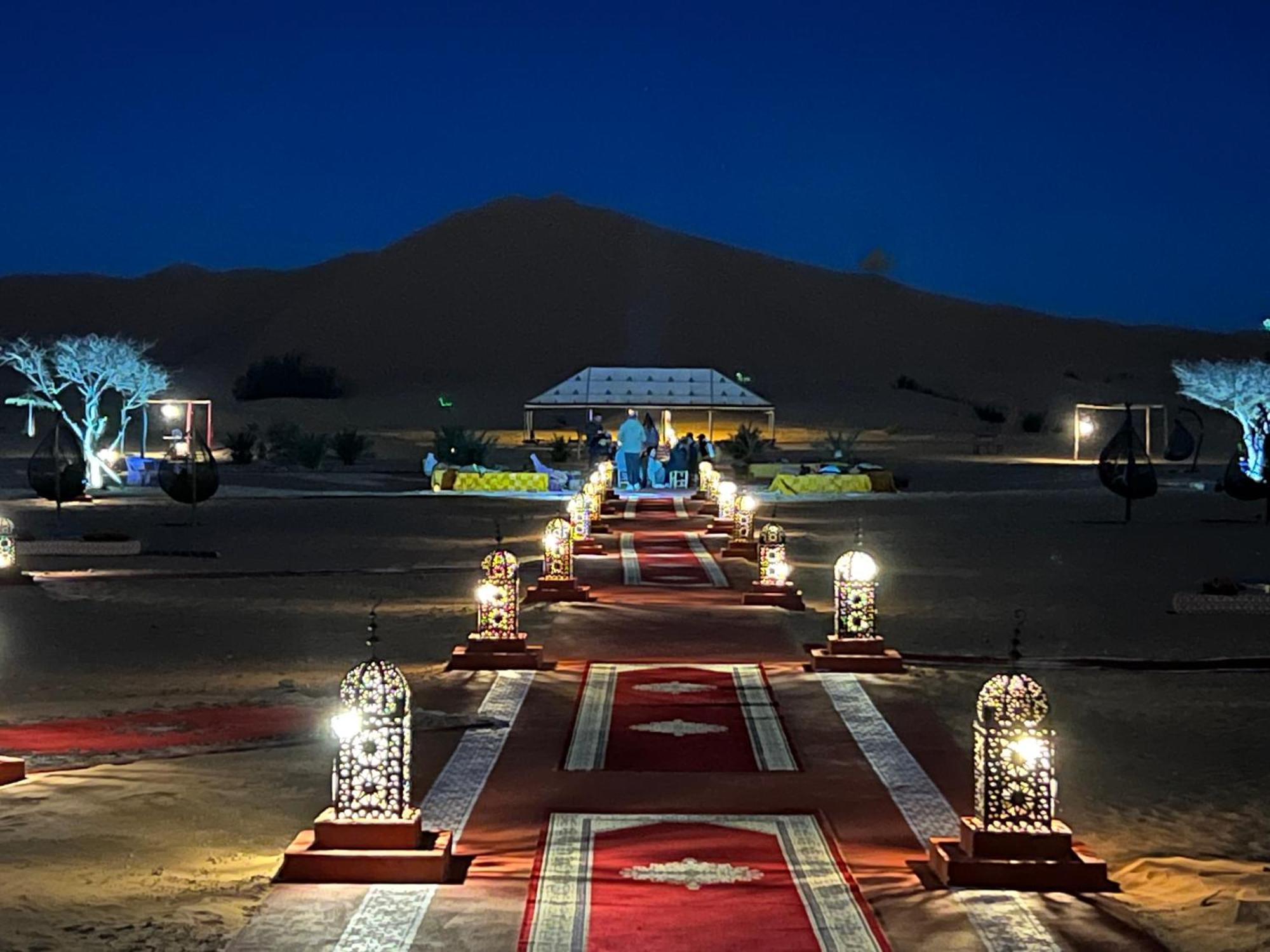 Desert Sahara Luxury Camp Merzouga Bagian luar foto