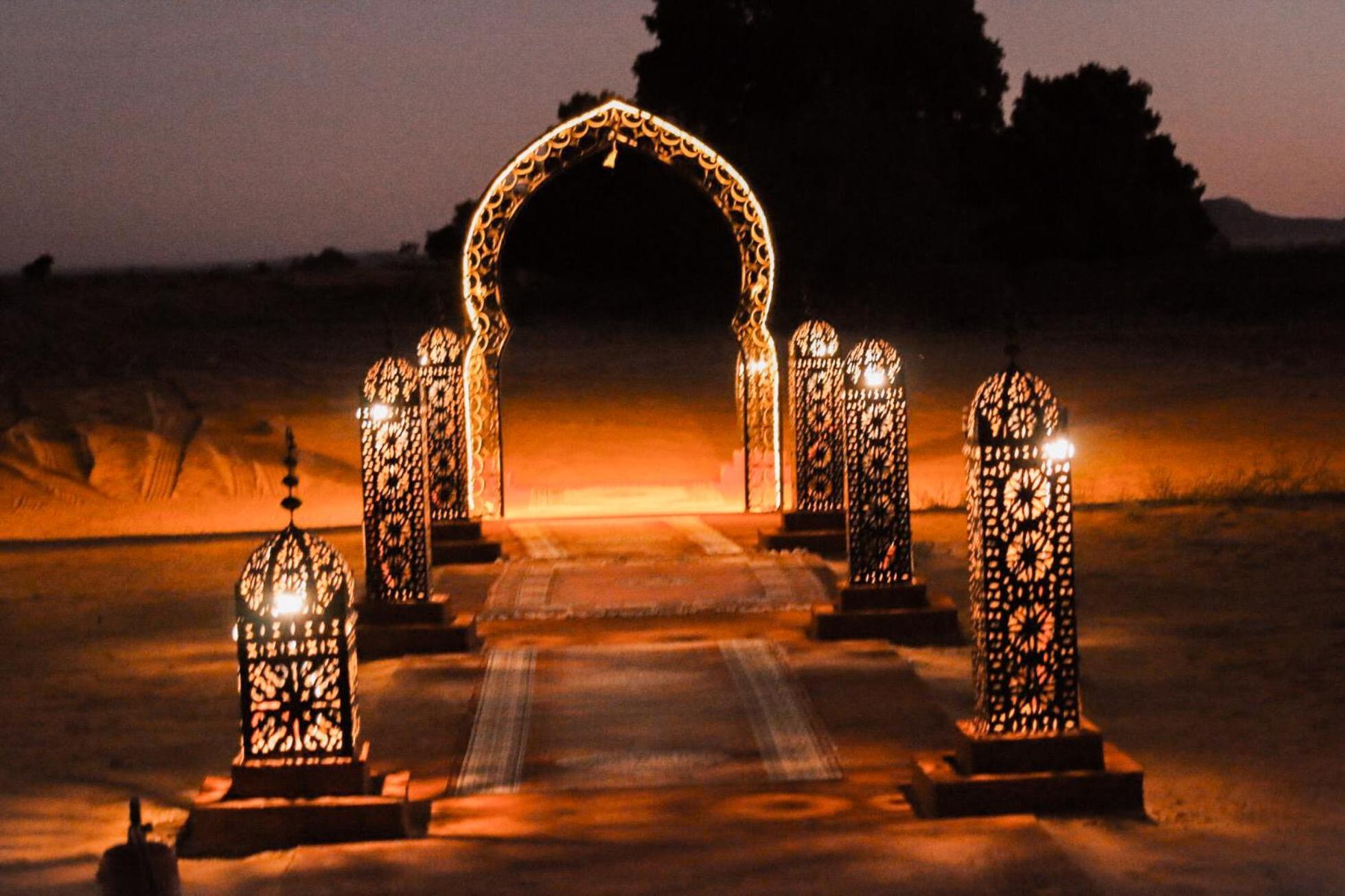 Desert Sahara Luxury Camp Merzouga Bagian luar foto