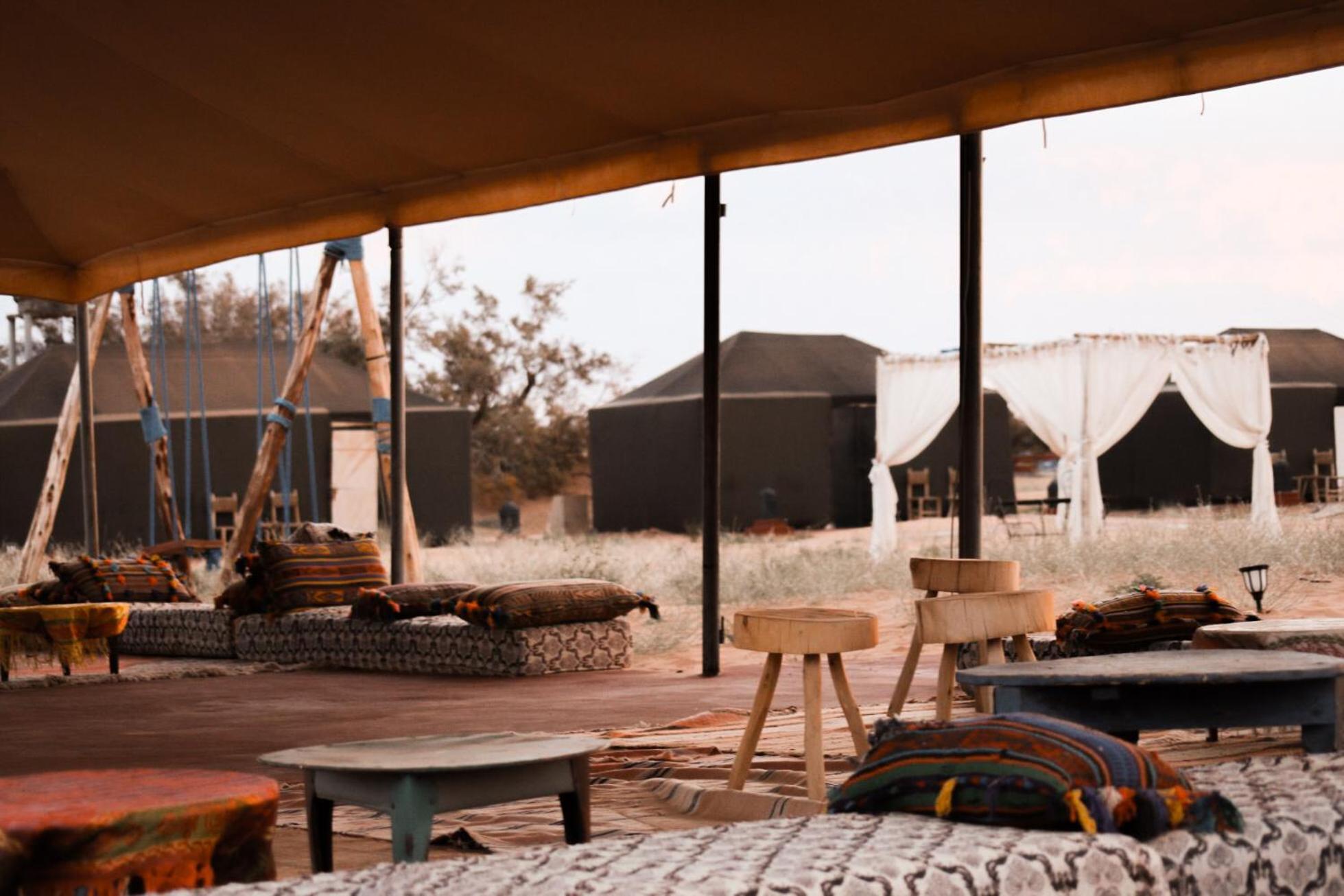 Desert Sahara Luxury Camp Merzouga Bagian luar foto